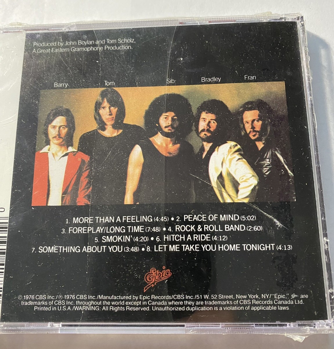 Boston ~ Boston (1976) Original Debut Album Epic / Legacy