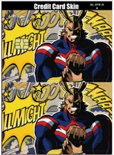 My Hero Academia All Might Credit Card Smart Sticker Skin Small Chip Debit Bank