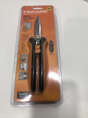 Fiskars Garden 9922 Multipurpose Snips, Black/Orange W/Sheath