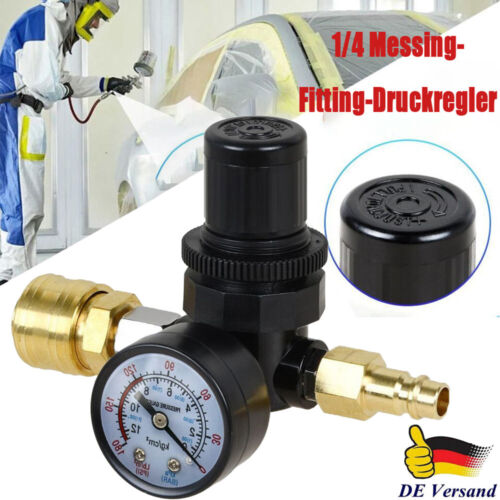 1/4 Druckregler Druckluft Druckregulierung Kompressor Druckminderer Druck Regler