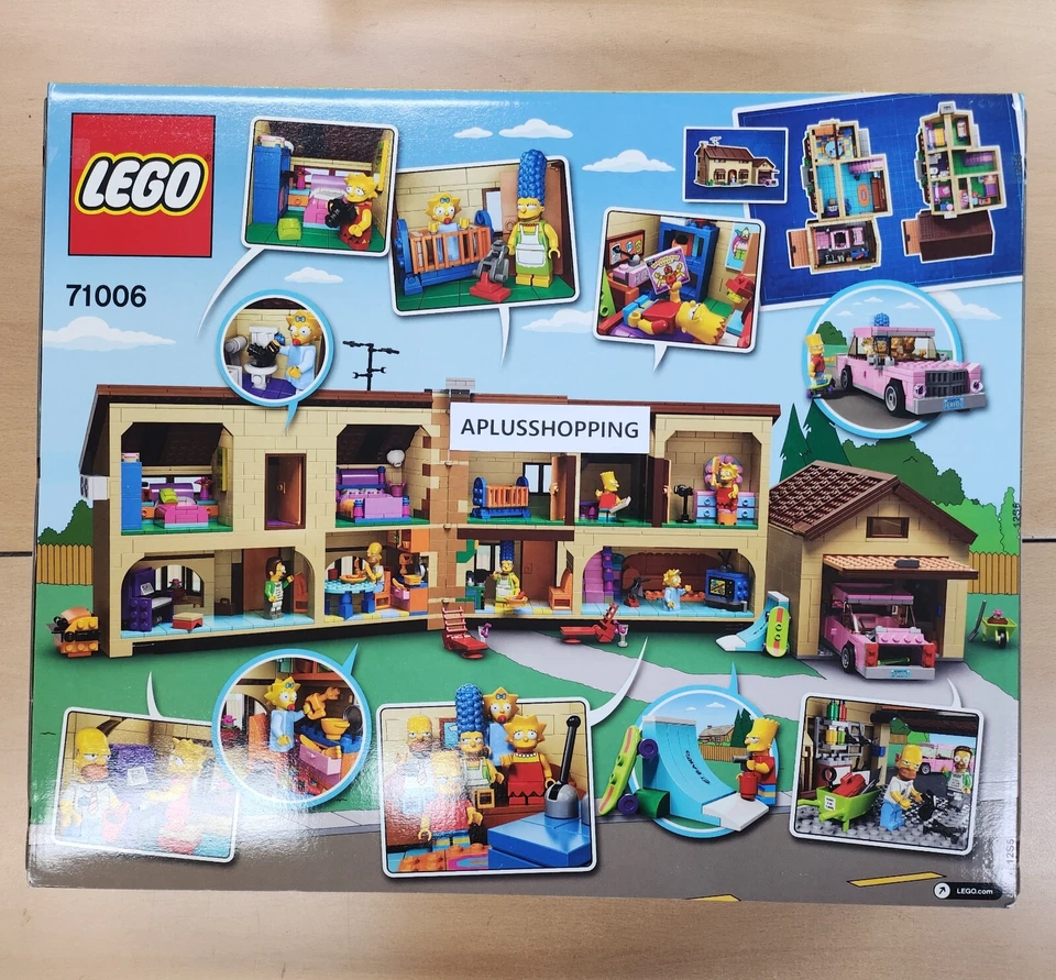 Дом Симпсонов LEGO 71006 2523 детали ускоренная доставка - запечатанный - Изображение 2 из 4