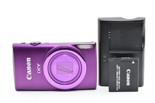works fine Canon IXY 630 Purple Digital Camera 16MP 12x Zoom Wi-Fi f/Japan