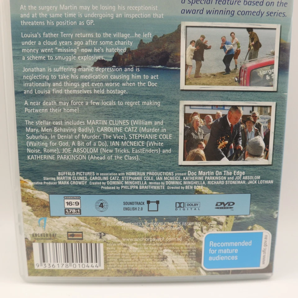 Doc Martin On The Edge DVD (2006) Region 4 Martin Clunes Comedy Drama TV Series - Image 4 of 4