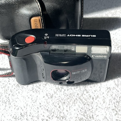 #ad Canon Sure Shot Supreme 38mm Point amp; Shoot 35mm Film Camera w Case $57.21