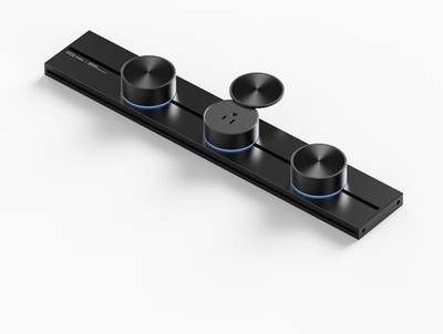 19.69 inch Gler Power Track Outlet, Sliding Movable Rail Socket, Wall-Mounted...