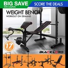 BLACK LORD Weight Bench Power Tower Squat Rack Sit-up Multi-Station Fitness