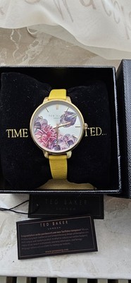Ted Baker Damen Uhr Edelstahl Gold