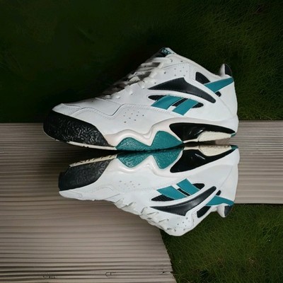 1994 Reebok Hard Court Hexalite   Size 12us White Black Teal