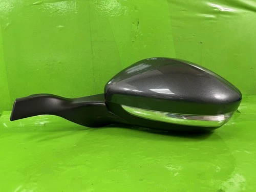 PEUGEOT 208 WING MIRROR PASSENGER SHARK GREY LEFT NSF MK1 2015-2018 MANUAL FOLD