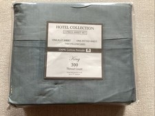 Boutique hotel collection 300TC sheets King Sheet Set 100 Cotton taupe NEW 