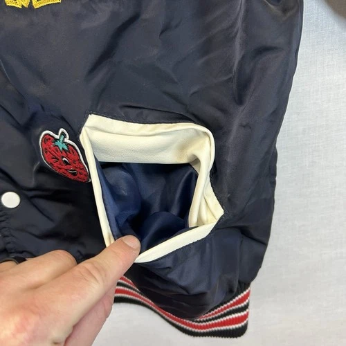First Row Varsity Jacket Mens XXL You're Doing Great Graphic Letterman Bomber image 5