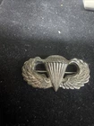 WW2 US Army Military Sterling Jump Qualification Badge Pin Insignia Rare