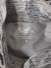 UV SKINZ UPF 50 Long Sleeve Stretch Swim Beach Shirt Mock Neck Ladies Large