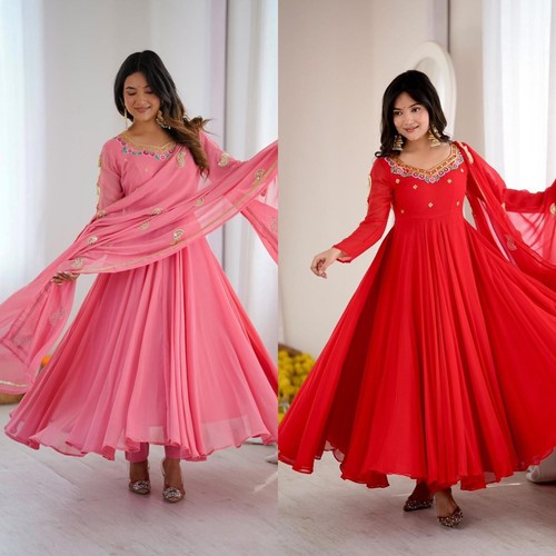 Anarkali Gown Indian Dress Salwar Kameez Ready made Party Wedding Bollywood