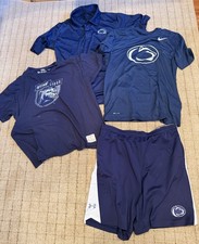 Lot of 4 Penn State Medium/Large/XL Nike Under Armour Shirts Shorts Polo Lion