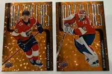 2025-26 Upper Deck Dazzlers E. RODRIGUES #DZ-88 and S. BOBROVSKY DZ-80 Orange