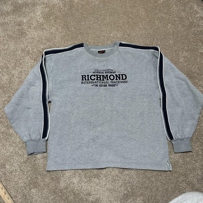 Richmond Raceway Sweatshirt Mens Small Gray St Clair Apparel Racing Pullover