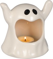 Geister Kerzenhalter Keramik Halloween Teelichthalter Tischdeko