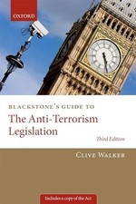 Blackstone's Guide to the Anti-T... by Walker, Professor Cl Paperback / softback