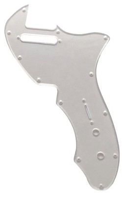 Pickguard For US Fender Telecaster 69 Thinline Guitar 1-Ply-CLEAR TRANSPARENT