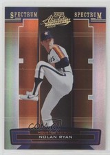 2005 Playoff Absolute Memorabilia Spectrum Gold 50/50 Nolan Ryan #166 HOF e8a