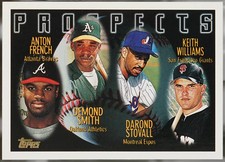 1996 Topps #437 Anton French / Demond Smith / Darond Stovall / Keith Williams EX