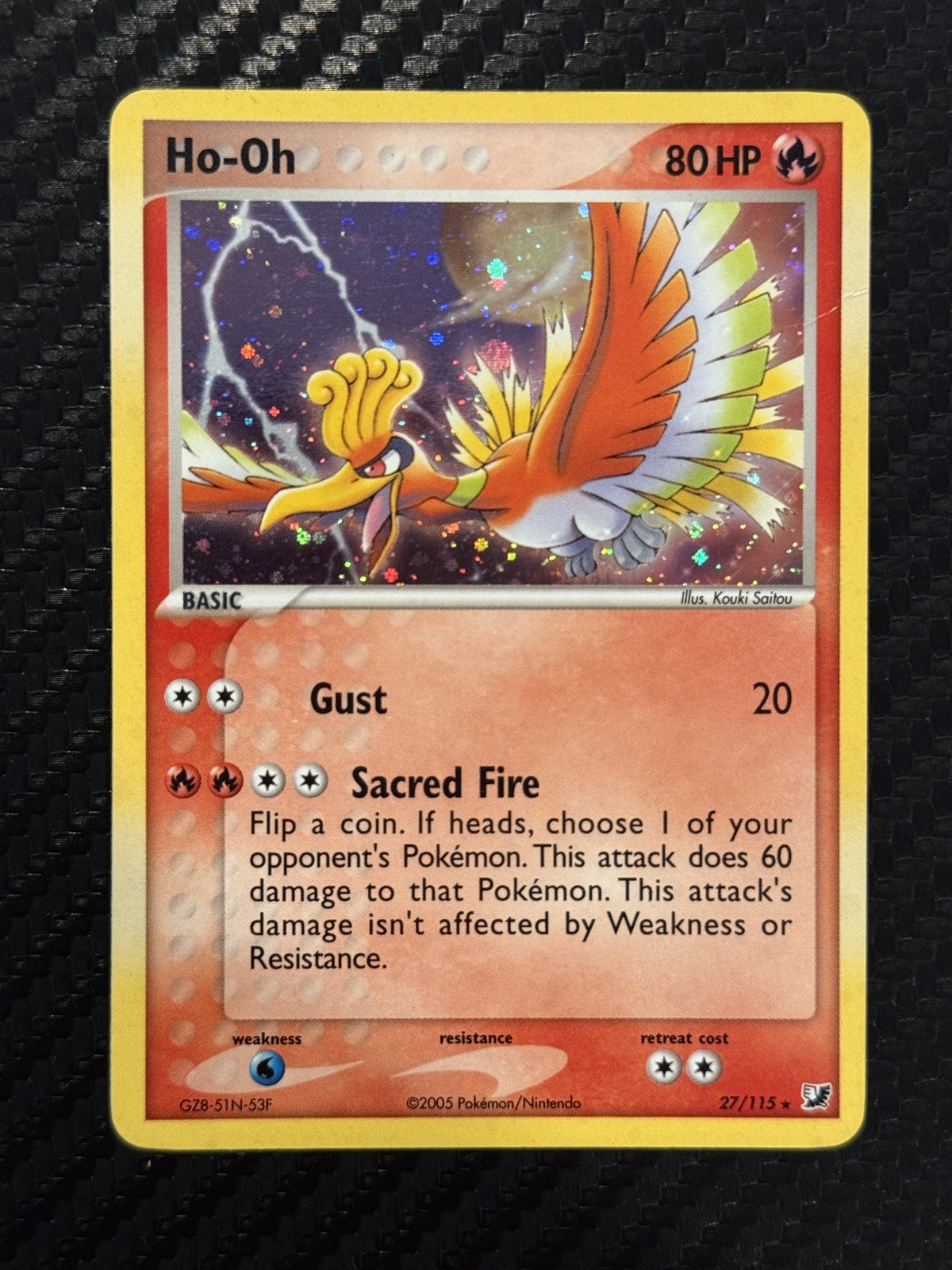Pokemon Ho-Oh 27/115 Holo 2005  
