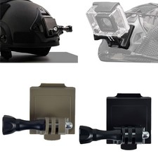 1X Tactical Airsoft Helmet Nvg Shroud Mount Camera Base Adapter For Go Pro Gopro
