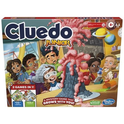 Hasbro Gaming Cluedo Junior Board Game, Reimagined Classic for 2-6 Players, Dete