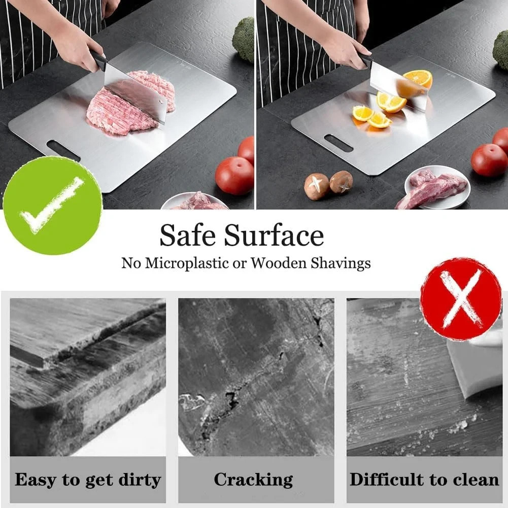 カリフォルニア州形状の石製まな板 99.89% Pure Titanium Cutting Board Handcrafted Japanese Excellence