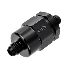 Male Non Return Fuel Line Check Valve Fitting Aluminum 6AN