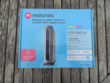 Motorola MG8702-10 AC3200 DOCSIS 3.1 Cable Modem Router USED