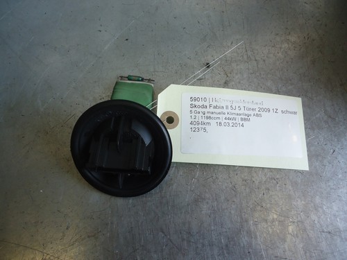 Skoda Fabia II 5J Heizungswiderstand 12375 59010