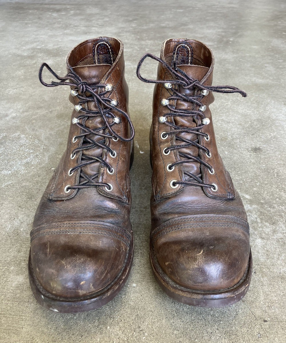Red Wing Shoes 8085 Iron Ranger Men\'s
Boot - Brown 11 RED WING 8085 Iron Ranger - Hewlett & Dunn main image 4