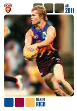 2011 Brisbane Lions AFL Select Herald Sun Card - Daniel Rich