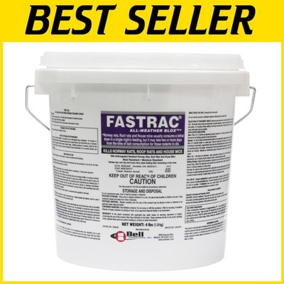 Bell Fast Acting Rodenticide 4lb Pail - Weather Resistant#