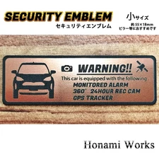 Anonymous and guaranteed Latest Yaris Cross security emblem sticker small 24 hou