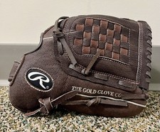 Rawlings Model FP115 Fast Pitch Softball 11.5" Leather Glove Pink Logo RHT Nice 