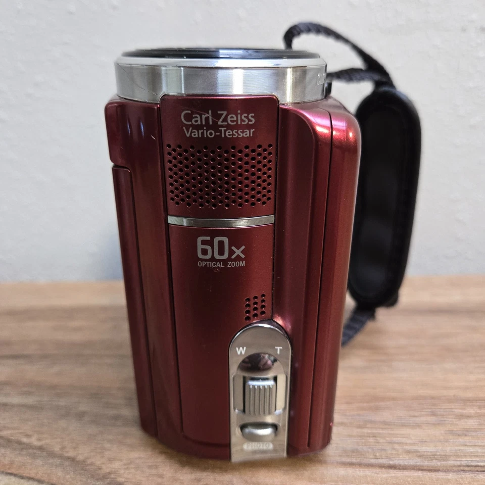 Sony Handycam DCR-SR68 80GB HDD 60x Optical Zoom Red Compact Digital Camcorder - Image 2 of 4