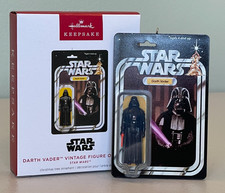Hallmark 2024 Star Wars DARTH VADER VINTAGE FIGURE Ornament   NMIB