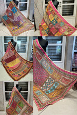 Women Dupatta Chunni Pe handmade pearl  Mirror work Chiffon five fashion chunri