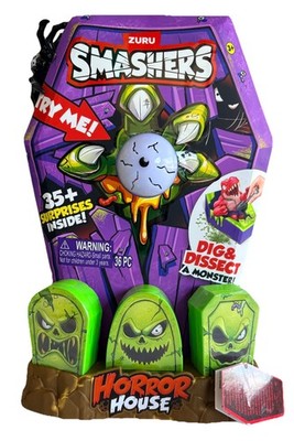 New Zuru Smashers Large Horror House Coffin Brain Dead Dig & Dissect Monster