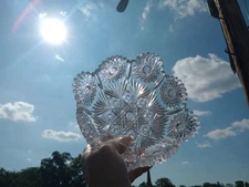 Antique ABP Cut Glass Bowl High Quality & Heavy