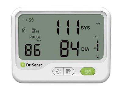 Dr. Senst Blutdruckmessgerät YK-BPA3 Oberarm Messgerät Blutdruck Puls