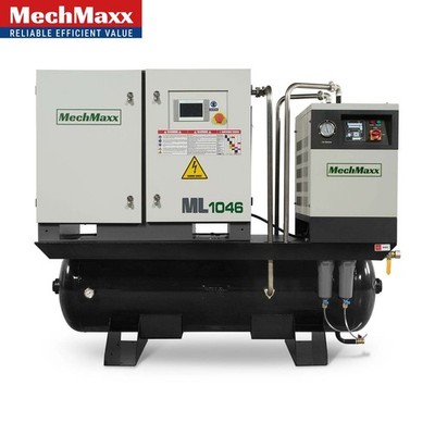 10HP Combined Rotary Screw Air Compressor&Dryer 32CFM 116PSI 460V 3-Phase,ML1046