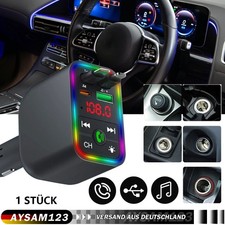 Auto ladeger&auml;t Bluetooth FM Sender Dual USB Auto MP3-Player wird mit Ladekabel