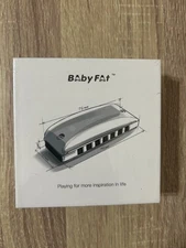 Baby Fat Green Compact 7-Hole Harmonica -New