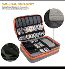 Multi-Layer Travel Cable Organizer Bag Waterproof Electronic Accessories Case