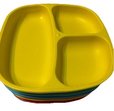 Set of 6 Re-Play Divided Plates Trays for Baby Toddler