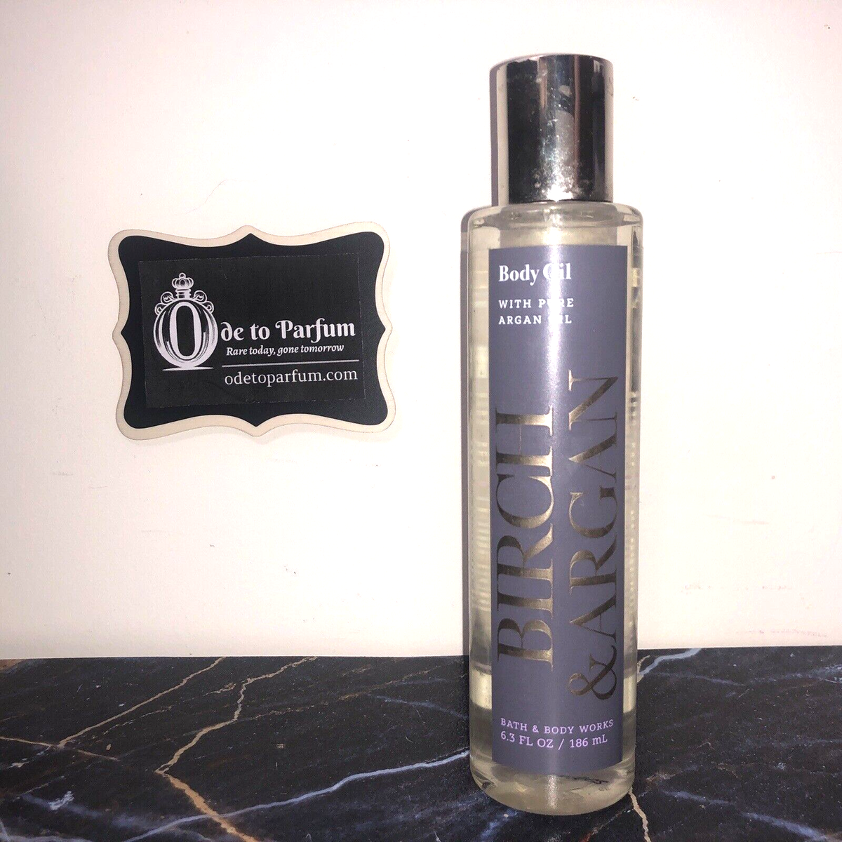 Bath & Body Works BIRCH & ARGAN Body Oil DISCONTINUED Bath Massage